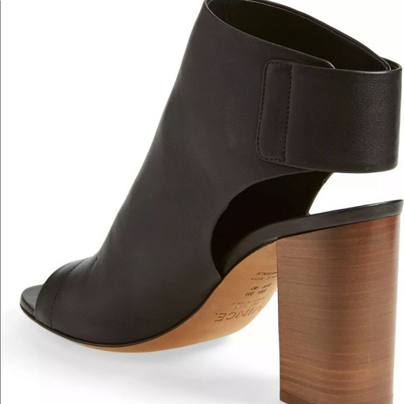VINCE Faye Leather Bootie 7.5 - Picture 3 of 7